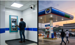 ATM kiosk in Nigeria