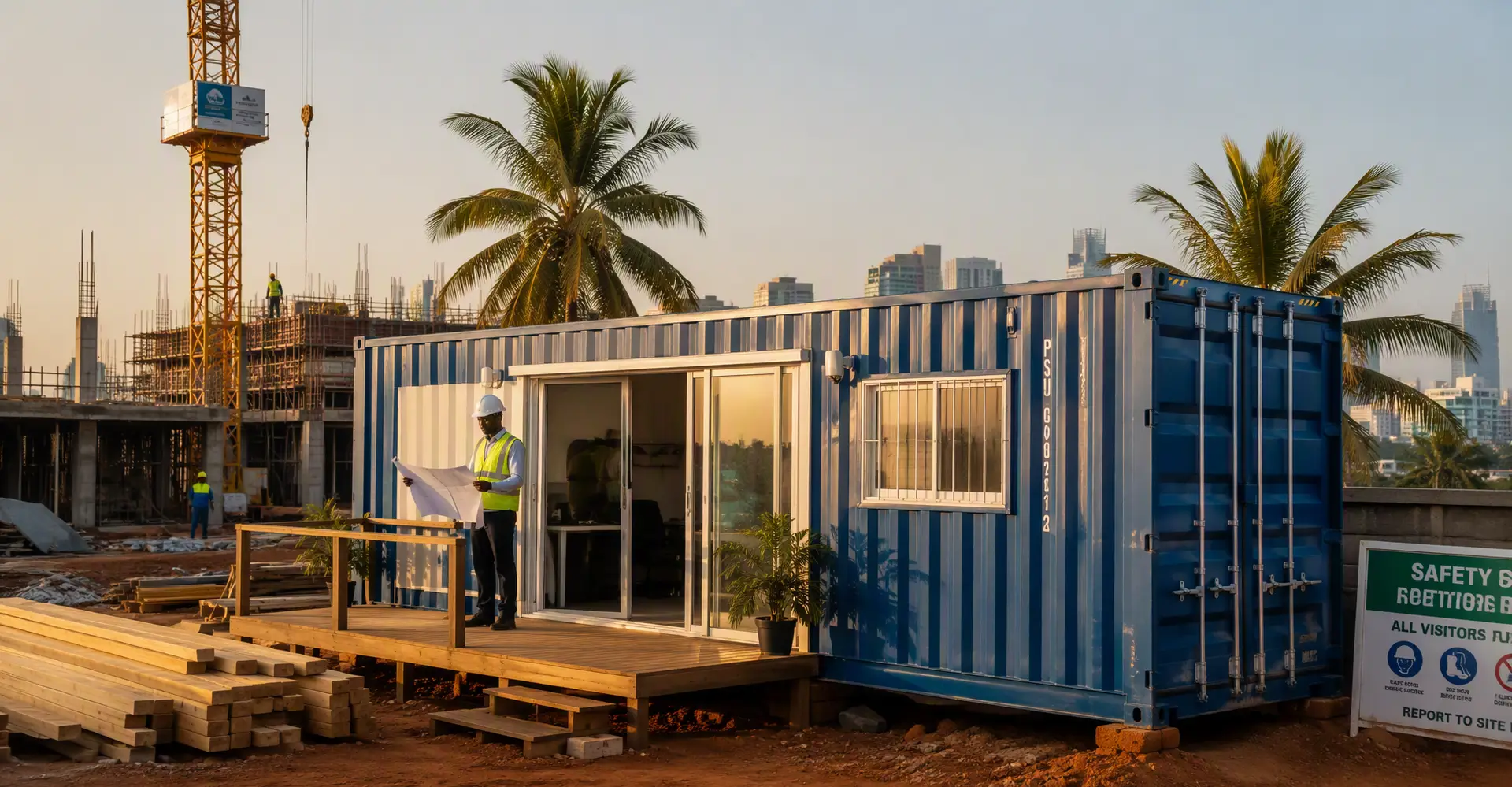 Office container and portable modular workspace in Nigeria