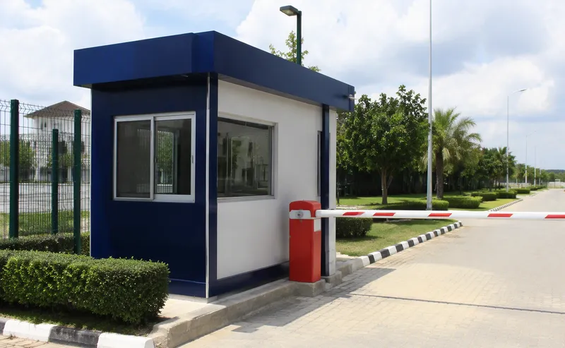 Security toll booth cabin manufactured for Ogun State estate road
